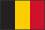 世界地図国旗アイコン　ヨーロッパ　ベルギー