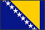 世界地図国旗アイコン　ヨーロッパ　ボスニア・ヘルツェゴビナ