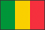 世界地図国旗アイコン　アフリカ　マリ