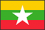 世界地図国旗アイコン　アジア　ミャンマー