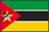 世界地図国旗アイコン　アフリカ　モザンビーク