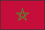 世界地図国旗アイコン　アフリカ　モロッコ