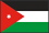 世界地図国旗アイコン　中東　ヨルダン