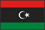 世界地図国旗アイコン　アフリカ　リビア