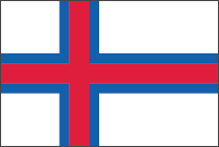 世界の国旗ギャラリー　海外領土・自治領　ヨーロッパ　デンマーク　デンマーク王国　フェロー諸島（自治領）