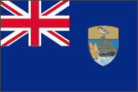 世界の国旗ギャラリー　海外領土・自治領　アフリカ　イギリス　グレートブリテン及び北アイルランド連合王国　セントヘレナ