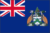 世界の国旗ギャラリー　海外領土・自治領　アフリカ　イギリス　グレートブリテン及び北アイルランド連合王国　アセンション島