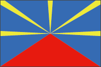 世界の国旗ギャラリー　海外領土・自治領　アフリカ　フランス　レユニオン（海外県）