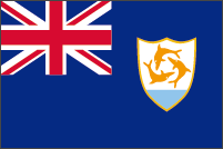 世界の国旗ギャラリー　海外領土・自治領　北米中南米　イギリス　グレートブリテン及び北アイルランド連合王国　アンギラ