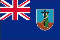 世界の国旗ギャラリー　海外領土・自治領　北米中南米　イギリス　グレートブリテン及び北アイルランド連合王国　モントセラト