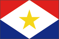 世界の国旗ギャラリー　海外領土・自治領　北米中南米　オランダ　オランダ王国　サバ島（本国に編入）