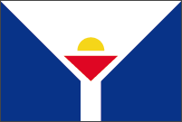 世界の国旗ギャラリー　海外領土・自治領　北米中南米　フランス　サン・マルタン（海外準県）※公式にはフランス国旗