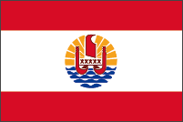 世界の国旗ギャラリー　海外領土・自治領　オセアニア　フランス　フランス領ポリネシア（海外準県）