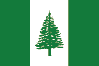 世界の国旗ギャラリー　海外領土・自治領　オセアニア　オーストラリア　オーストラリア連邦　ノーフォーク島