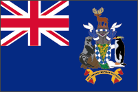 世界の国旗ギャラリー　海外領土・自治領　南極とその周辺　イギリス　グレートブリテン及び北アイルランド連合王国　サウスジョージア・サウスサンドウィッチ諸島