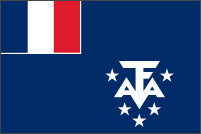 世界の国旗ギャラリー　海外領土・自治領　南極とその周辺　フランス　フランス領南方・南極地域